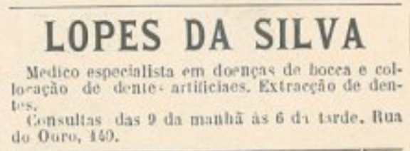 Anúncio dentista