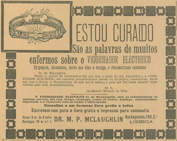 Vigorisador eléctrico do Dr. Mclauphlin
