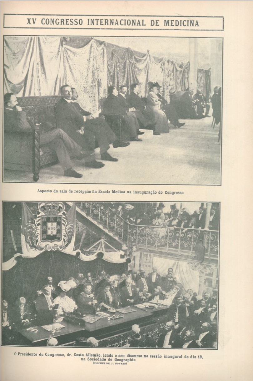 Sessão Inaugural na sociedade de geografia
