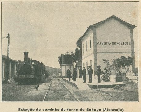 Estação de comboios de Sabóia no Alentejo