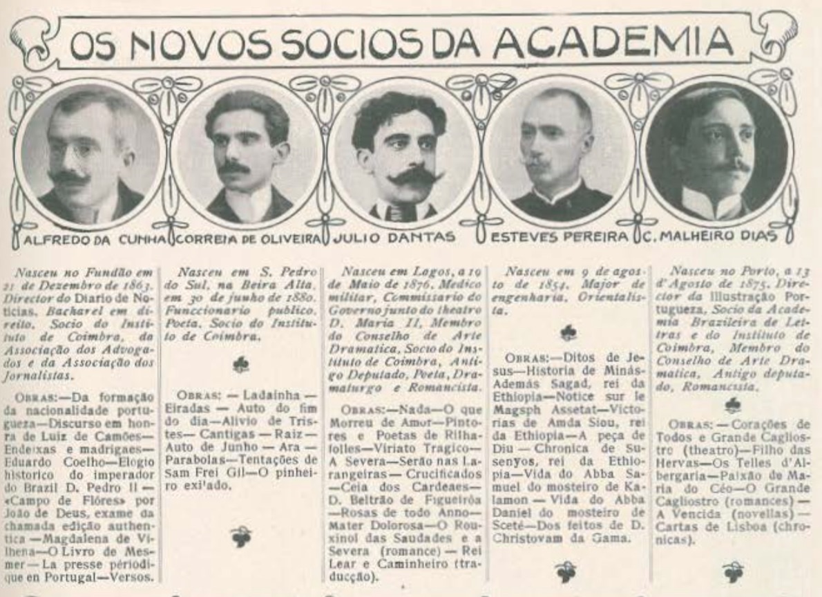Novos sócios da Academia