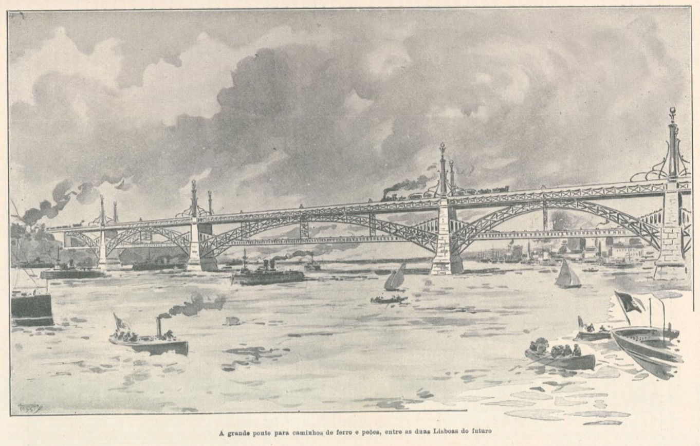 Ponte entre as duas Lisboas Ponte sobre o Tejo