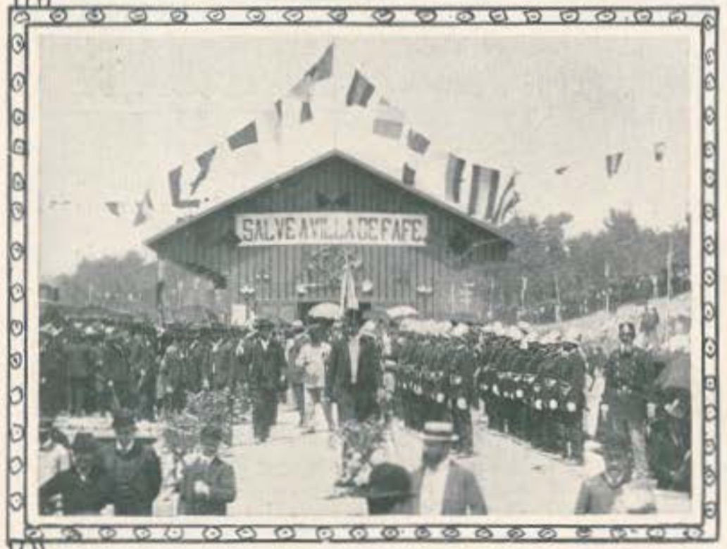 Inauguração da linha férrea Guimarães-Fafe