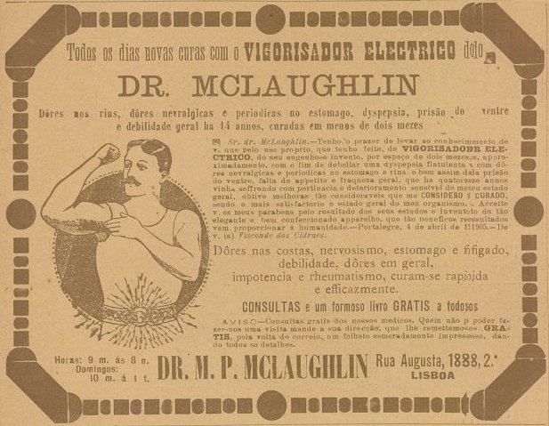 O vigorisador eléctrico do Dr. Mclaughlin