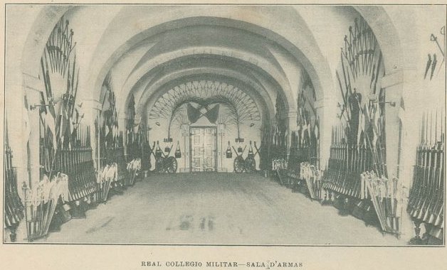 Sala de Armas do COlégio Militar