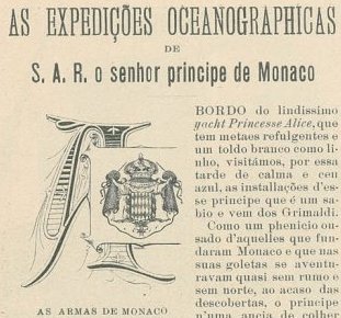 Expedições oceanográficas do principe do Monaco Expedições oceanográficas do principe do Monaco