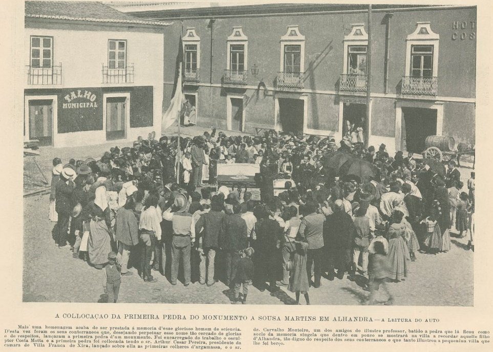 Monumento a Sousa Martins em Alhandra