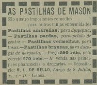 Pastilhas de Mason