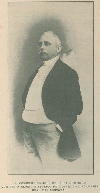 José de Sousa Monteiro na homenagem a Garrett